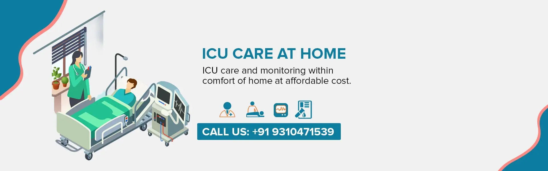 ICU care at home and services of benefits